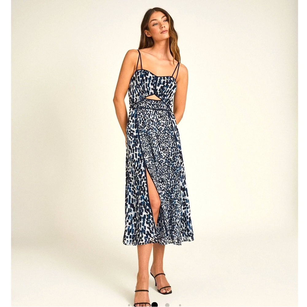 Reiss Cutout Midi dress